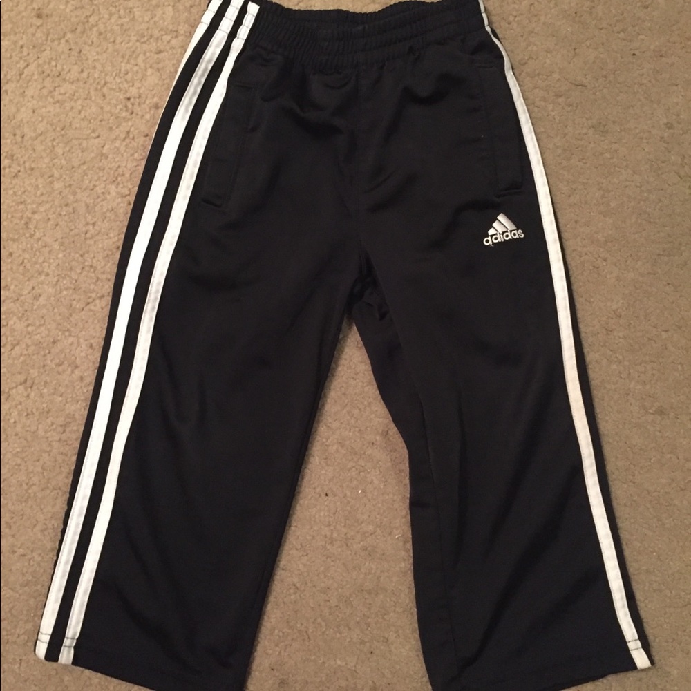 GUC Adidas Black Toddler Athletic Pants 3T